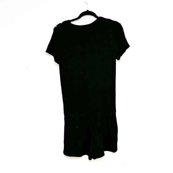 NWOT Revolve Monrow Super Soft French Terry Black Romper Loungewear Sz S - Picture 6 of 11